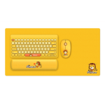 Combo Phím Chuột Fd Lk586 (4 Món) Màu Vàng, Không Dây