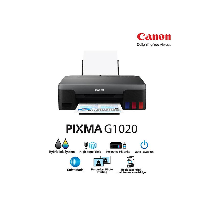 Máy in Canon Pixma G1020, hệ thống mực liên tục chính hãng