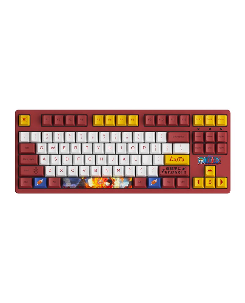 Bàn phím cơ AKKO 3087 RF One Piece - Luffy (AKKO switch v3 - Cream Yellow)