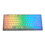 Bàn Phím Cơ Không Dây Xinmeng X75 RGB , Clear White