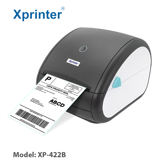 Máy in tem nhãn mã vạch Xprinter 422B (USB,LAN)