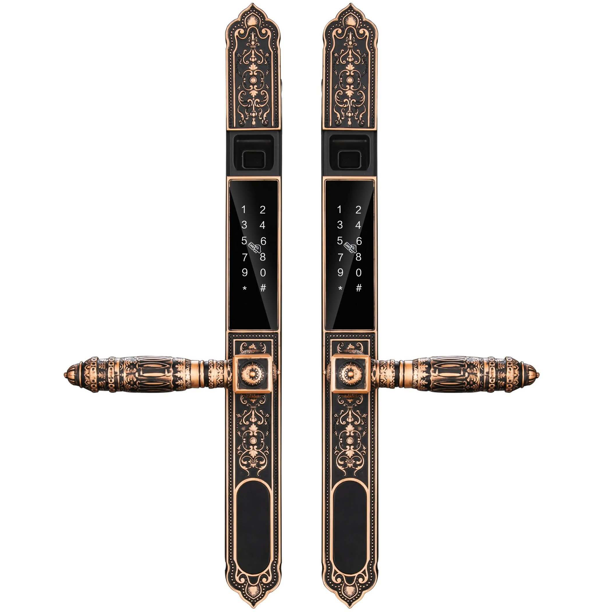 Khóa điện tử tân cổ điển DSmart CDN39T vân tay 2 chiều