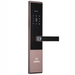 Khóa điện tử vân tay PLC02T nhôm CNC nguyên khối